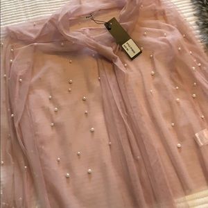 Sheer pink top